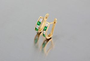 Arany bébi és gyermek fülbevaló c.z-13.4.105s-z - Arany baba fülbevalók