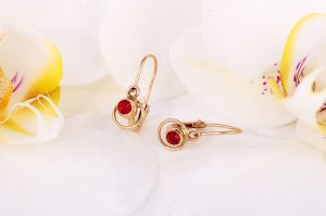 Arany bébi és gyermek fülbevaló j.f-ald-425p - Arany baba fülbevalók