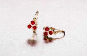 Arany bébi és gyermek fülbevaló k.p-ld-442 - Arany baba fülbevalók