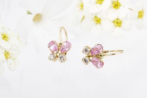 Arany bébi és gyermek fülbevaló x.-a140.4.102 - Arany baba fülbevalók